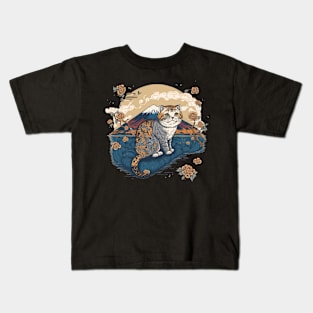 Meow-tain Climber Kids T-Shirt